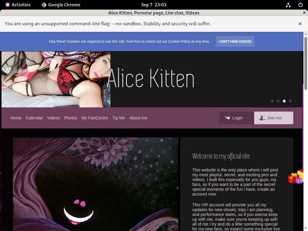 Alice Kitten Free Memberships