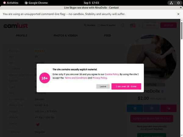 Camlust.com With Paypal