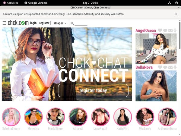 Chck.com Active Accounts