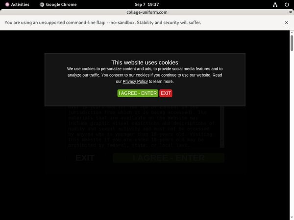 College Uniform Valid Password