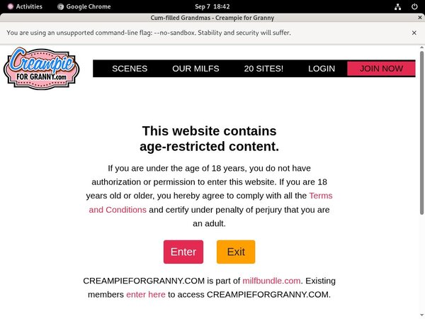 Creampieforgranny Make Account