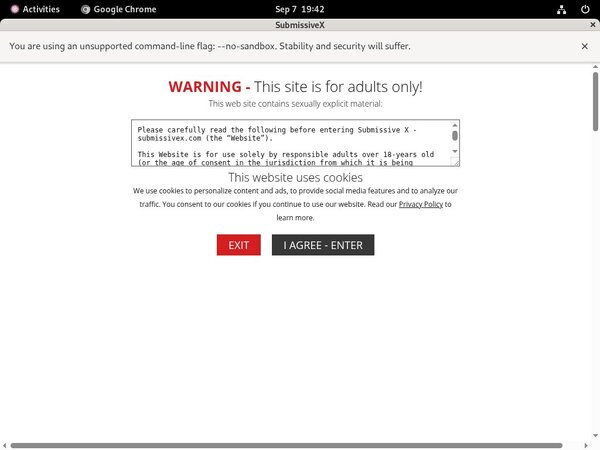 Discount Submissive X Price