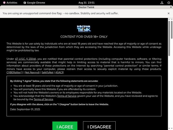 Doctor Twink Idealgasm Deal