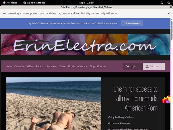 Erinelectra.com Signup