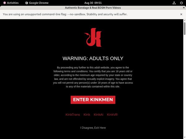 Free Kink Men Account And Password