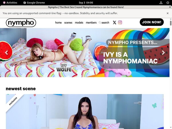Free User For Nympho
