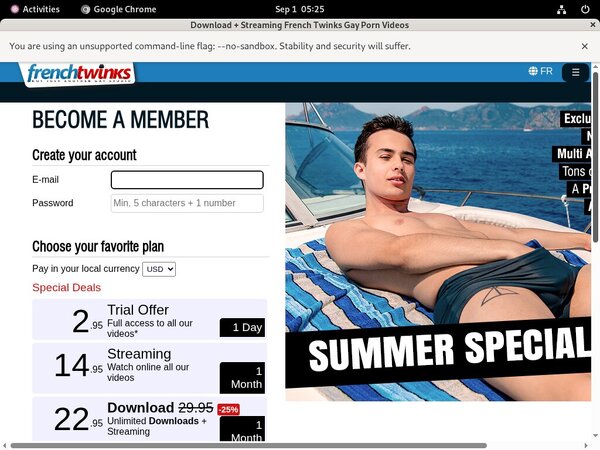 French Twinks Promo Code