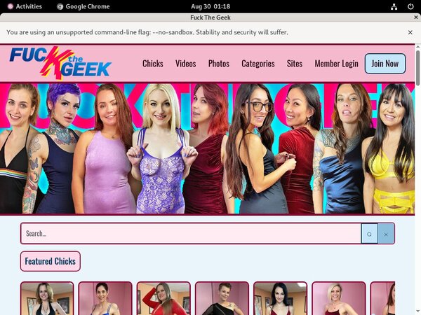 Fuck The Geek Site