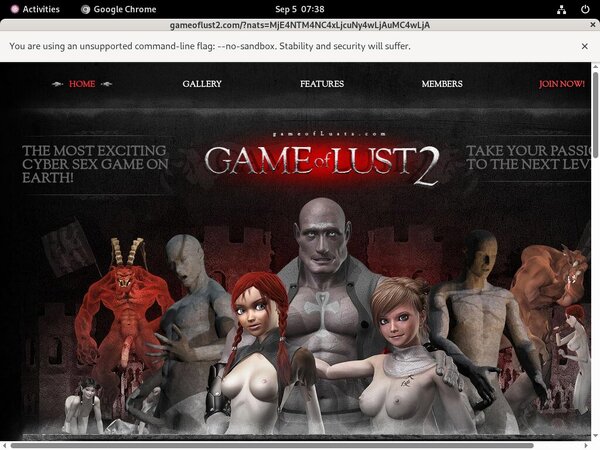 Game Of Lust 2 Account 2014