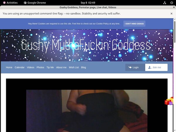 Gushy Goddess Website