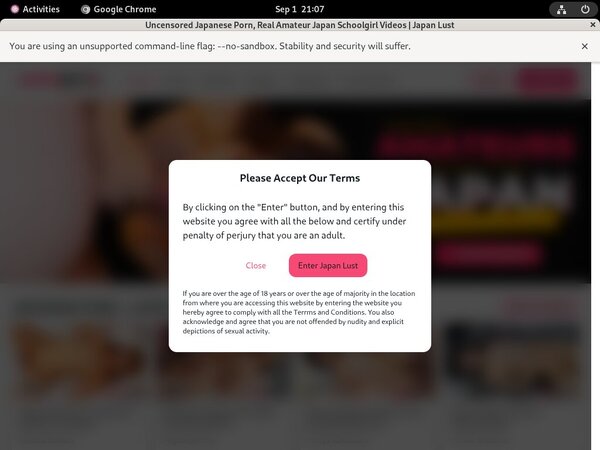 Japan Lust Free Pass