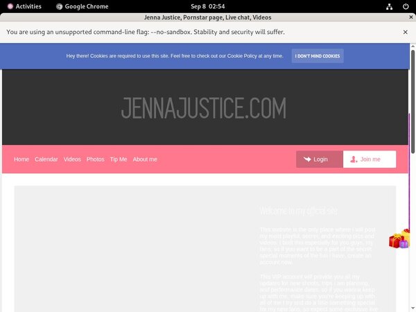 Jenna Justice Paysite Passwords