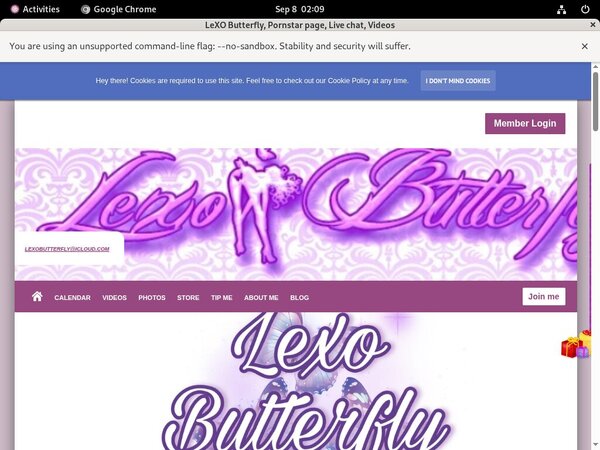 Lexobutterflyxxx.com Get A Password