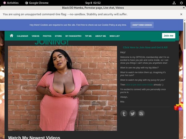 Mamba DD Black Passwords