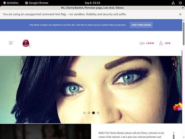 MsCherryBardot Free Account