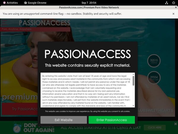 Passionaccess Free Code