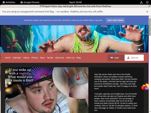 Promo Peterpinkpuss.com