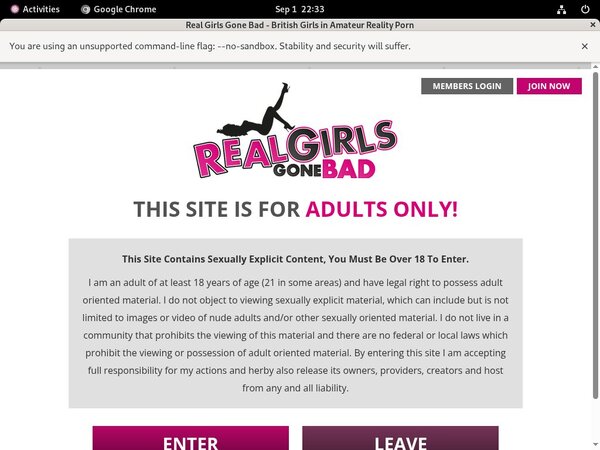 Realgirlsgonebad.com Membership Trials