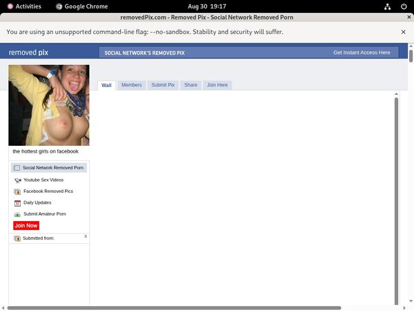 Removed Pix Secure Purchase
