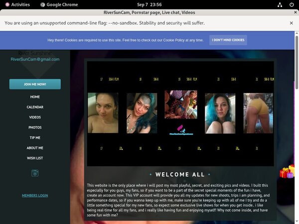 RiverSunCam Clips4sale