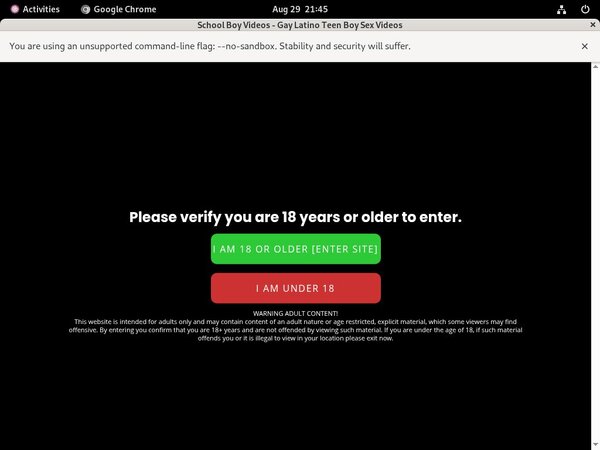 Schoolboyvideos.com Signup Form