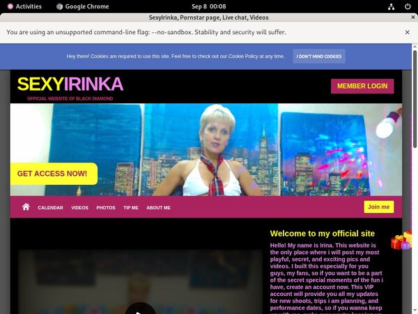 Sexyirinka.modelcentro.com Logins
