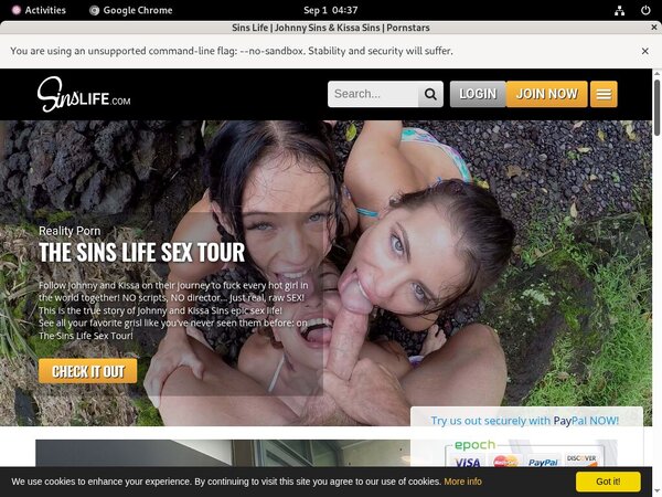 Sins Life Renew Password