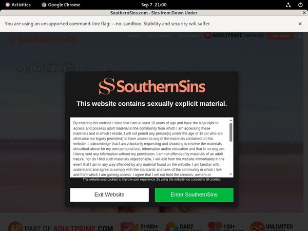 Southern Sins Mobile Southern Sins Mobile