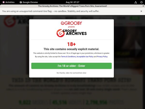 The Grooby Archives Account Login