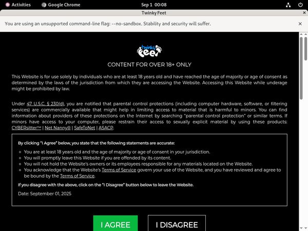 Twinkyfeet.com Mail Order