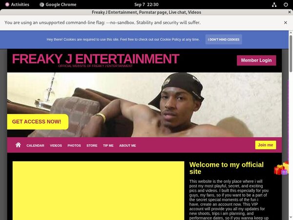Twitter Freaky J Entertainment