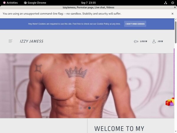 Working IzzyJamess Login