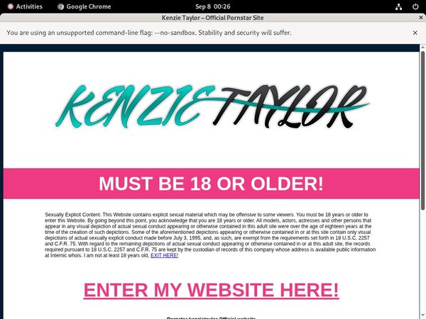 Working Kenzie Taylor Login