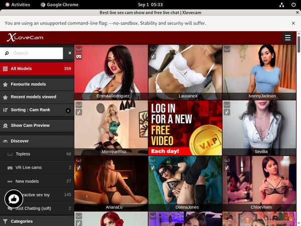 X Love Cam Discount Trials