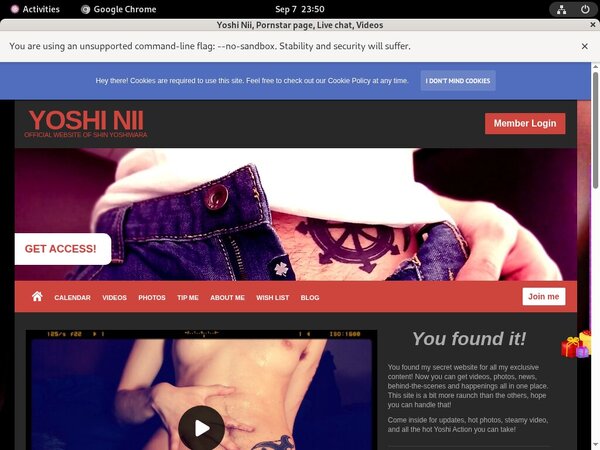 Yoshi Nii Mobile Accounts