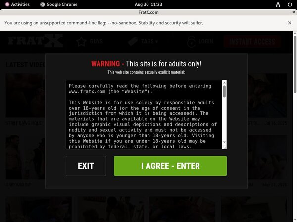 Fraternityx Free Trial Promotion